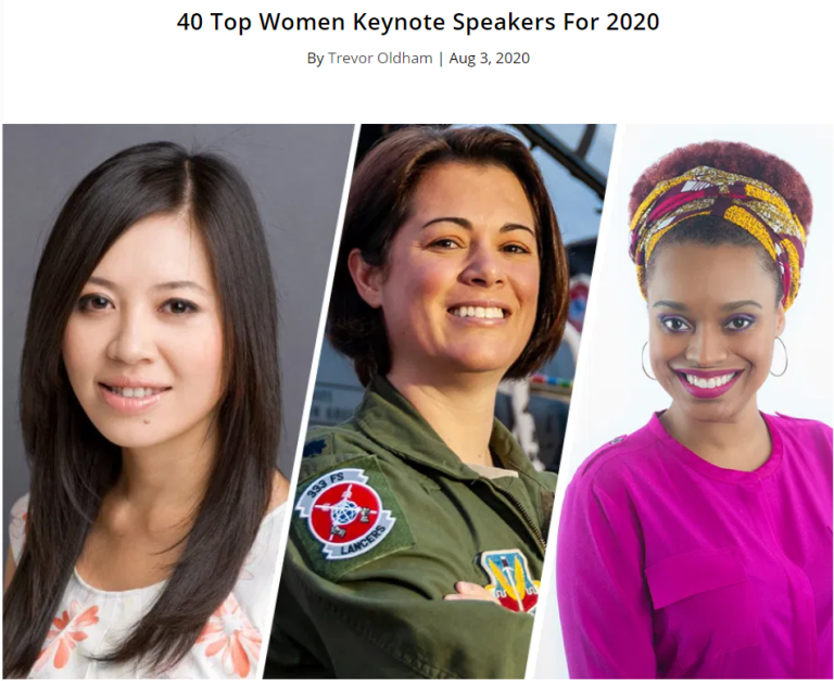 top 40 women speakers